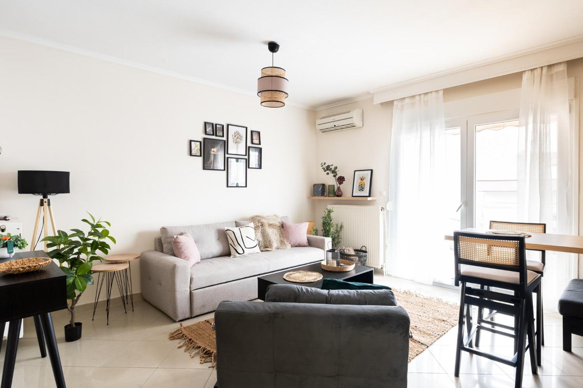 Pomegranate Luxury Penthouse Maisonette With Beautiful Terrace & Free Parking By Binobi ! Thessaloniki Buitenkant foto